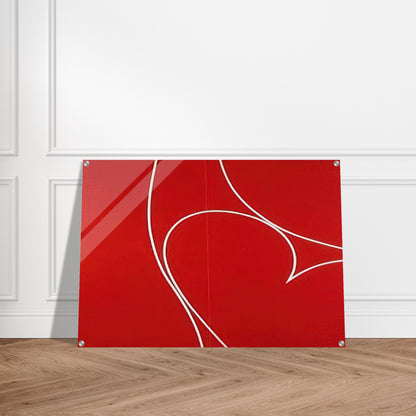 Untitled - 1966 - Lorser Feitelson Acrylic Print - 70x100 cm / 28x40″ inches | Lorser Feitelson Wall Art | Lorser Feitelson Prints