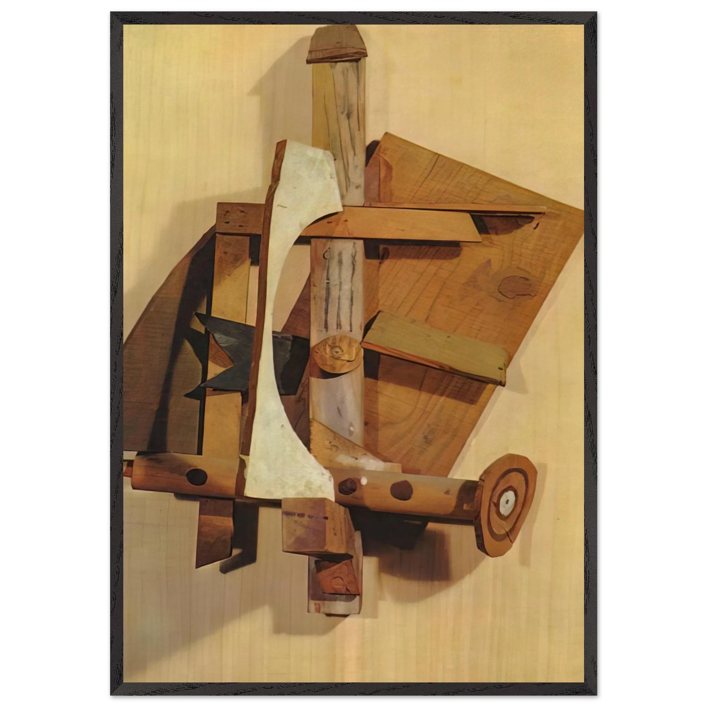 Mandolin - Pablo Picasso Framed Art Print – Black Wooden Frame - Default Title - -Framed Art Print