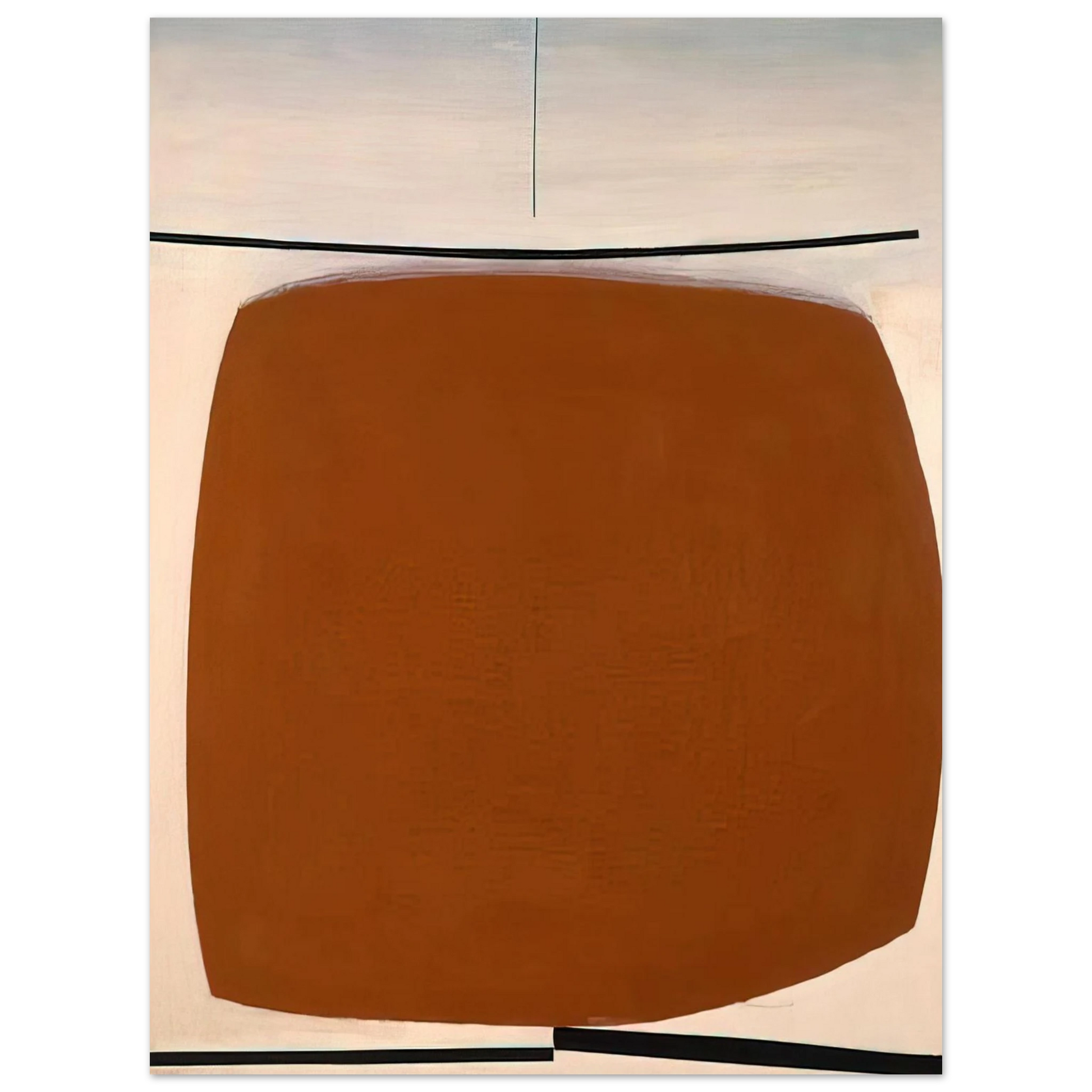 Victor Pasmore - Yellow Abstract - 1961 Fine Art Poster - Default Title
