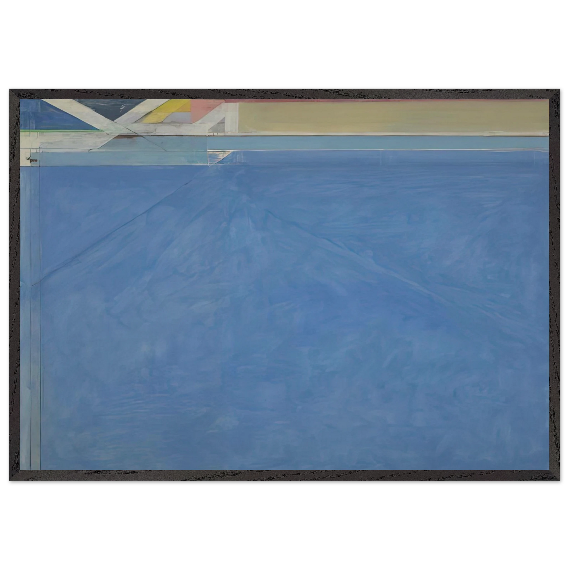 Ocean Park 129 - Richard Diebenkorn Framed Art Print – Black Wooden Frame - Default Title - -Framed Art Print