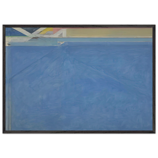 Ocean Park 129 - Richard Diebenkorn Framed Art Print – Black Wooden Frame - Default Title - -Framed Art Print