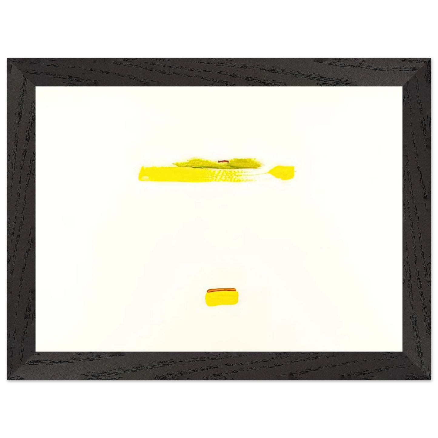 Helen Frankenthaler - New York III - 1972 Wall art - 45x60 cm / 18x24 inches - Premium Wooden Framed Poster With Fine Art Paper - White frame