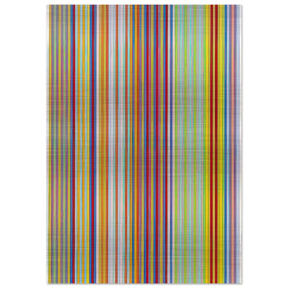 Graf Zeppelin - 1969 - Gene Davis Brushed Aluminum Print - 70x100 cm / 28x40 inches | Gene Davis Aluminum Print | Gene Davis Prints