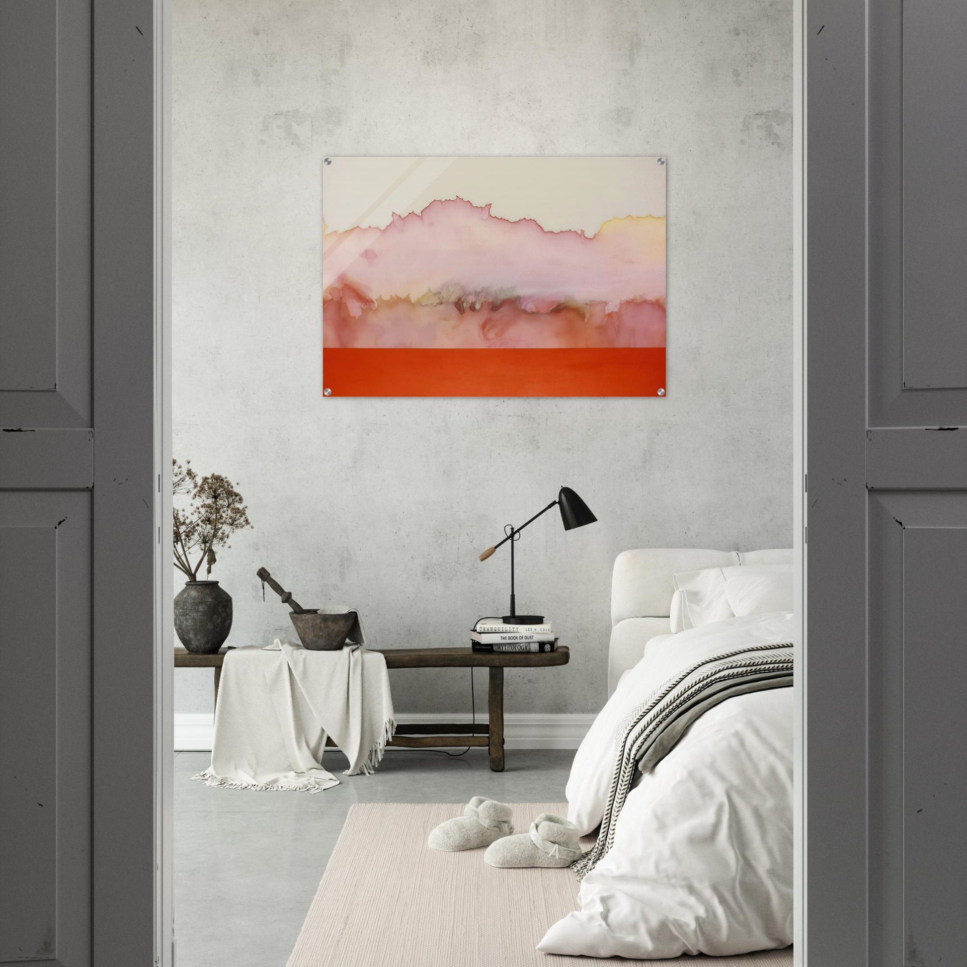 For Helen and Nicole - 1978 - Ronnie Landfield Acrylic Print - 70x100 cm / 28x40″ inches | Ronnie Landfield Wall Art | Ronnie Landfield Prints