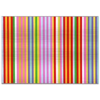 Powwow - 1969 - Gene Davis Brushed Aluminum Print - 70x100 cm / 28x40 inches | Gene Davis Aluminum Print | Gene Davis Prints
