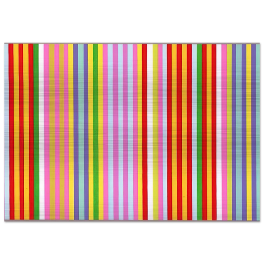 Powwow - 1969 - Gene Davis Brushed Aluminum Print - 70x100 cm / 28x40 inches | Gene Davis Aluminum Print | Gene Davis Prints