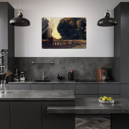 Villa Torlonia, Fountain - John Singer Sargent Acrylic Print - 70x100 cm / 28x40″ inches