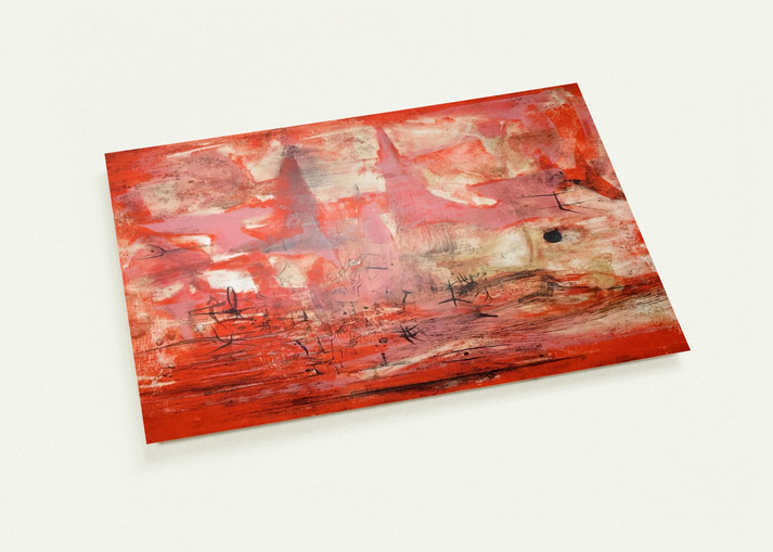 EMBRASEMENT 1954 By Zao Wou-Ki Pack of 10 Post Cards | Zao Wou-Ki Post Cards | A6 (10.5 x 14.8 cm) - 4.1 x 5.8 inches