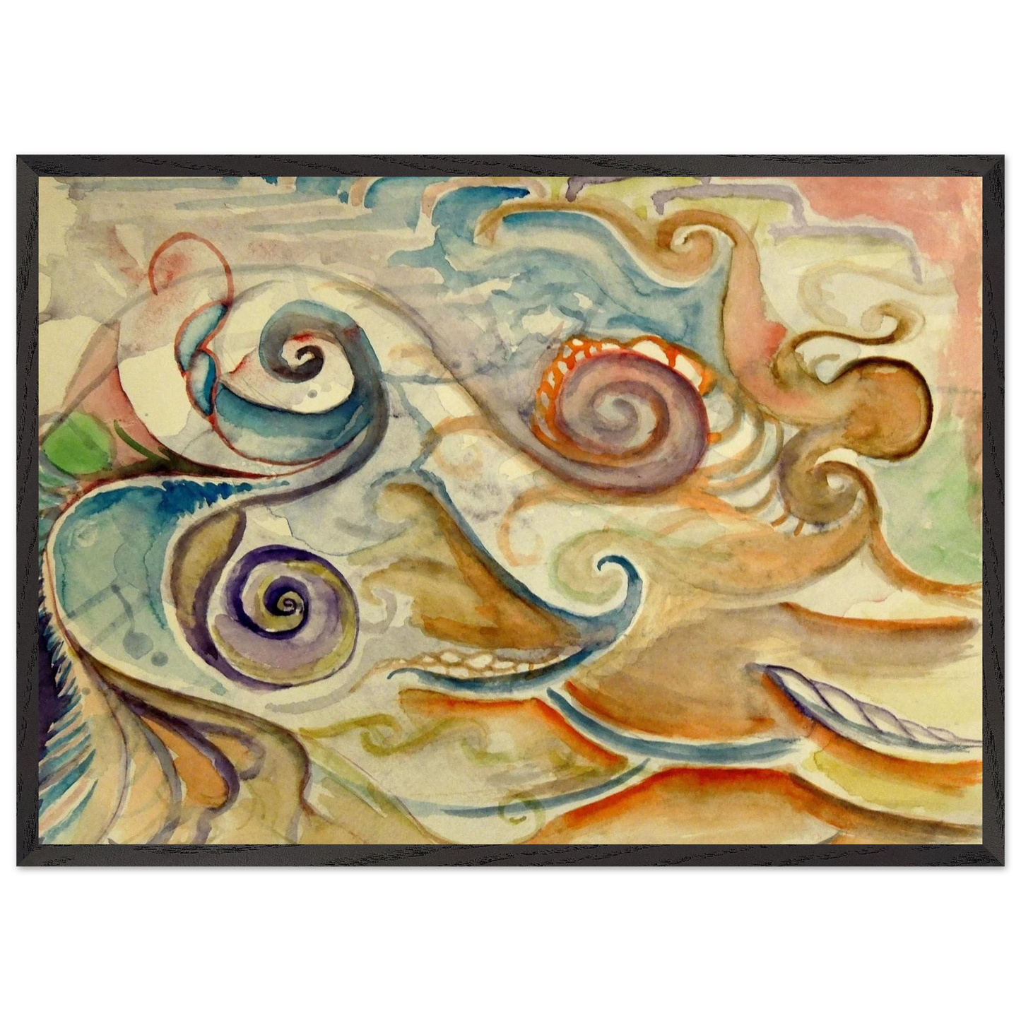 Walter Inglis Anderson - Walter Anderson Wall art - 40x50 cm / 16x20 Inches - Premium Wooden Framed Poster With Fine Art Paper - White frame
