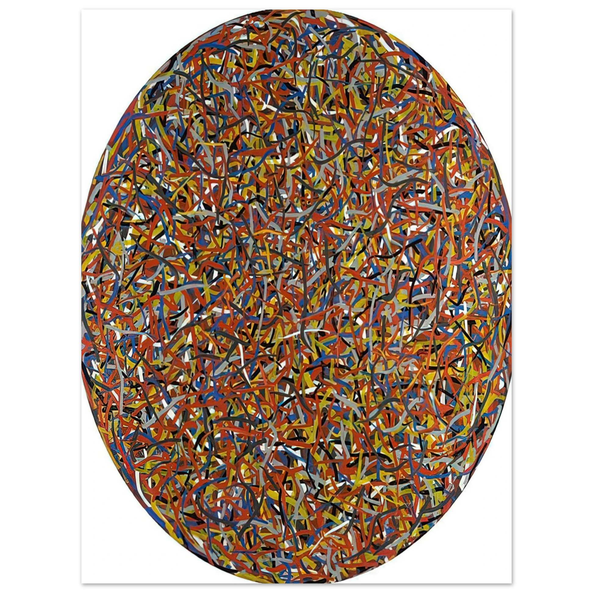 Sol LeWitt - Lines in All Directions Fine Art Poster - Default Title