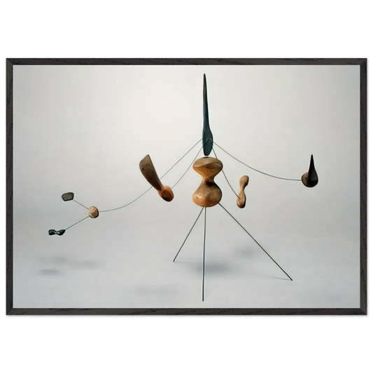 CONSTELLATION 1942 - Alexander Calder Framed Art Print – Black Wooden Frame - Default Title - -Framed Art Print