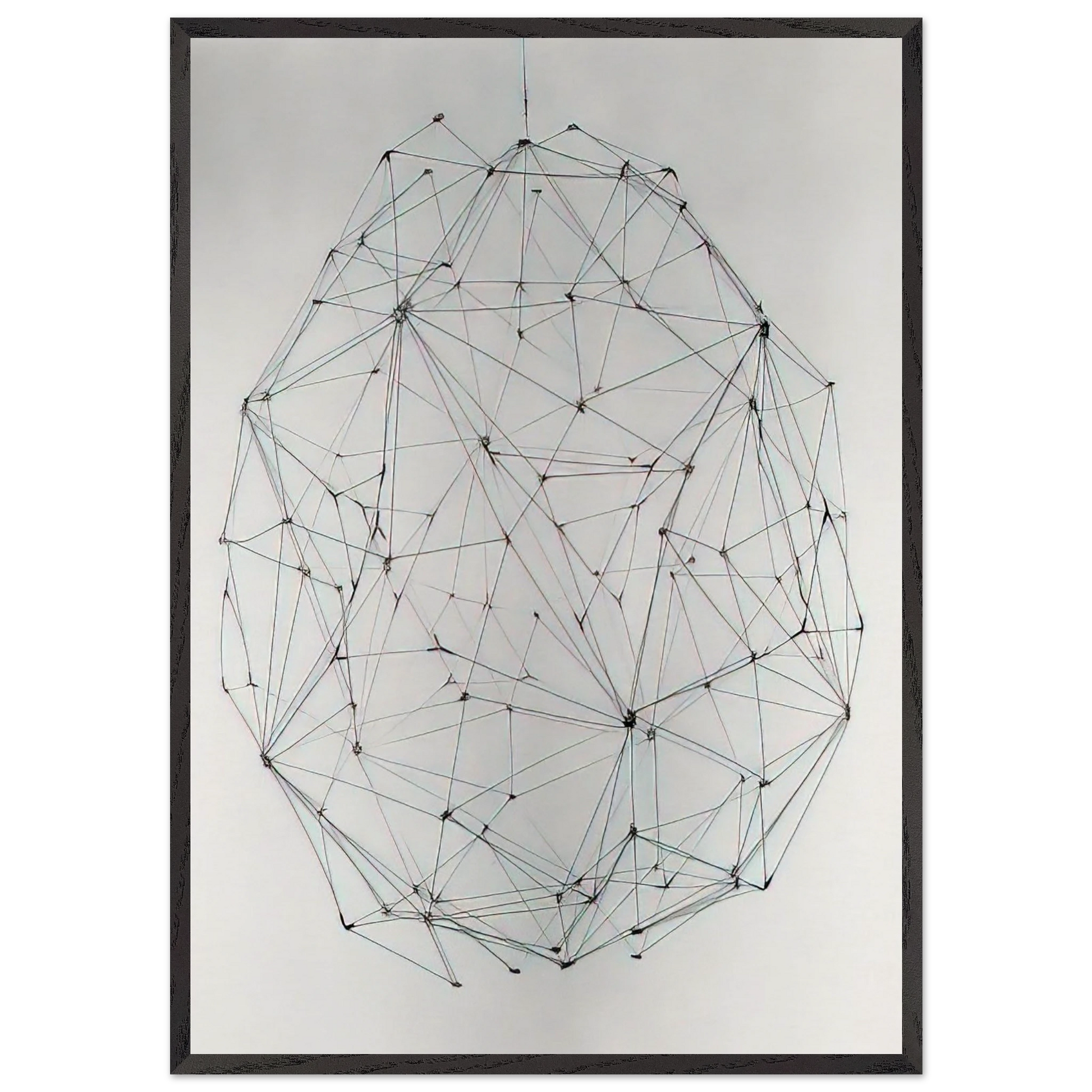 Esfera N 5 - 1977 - Gego Framed Art Print – Black Wooden Frame - Default Title - -Framed Art Print