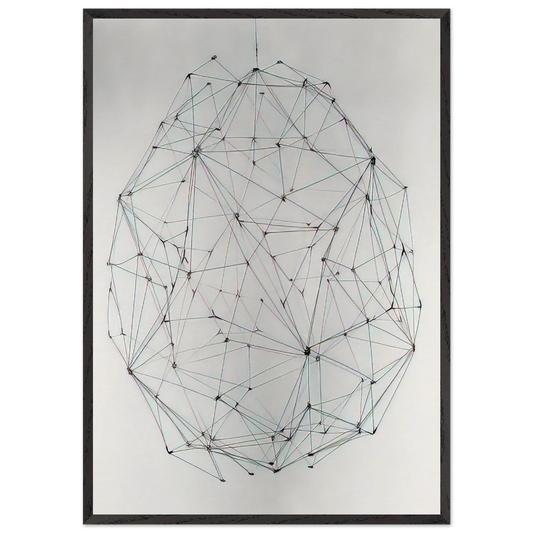 Esfera N 5 - 1977 - Gego Framed Art Print – Black Wooden Frame - Default Title - -Framed Art Print