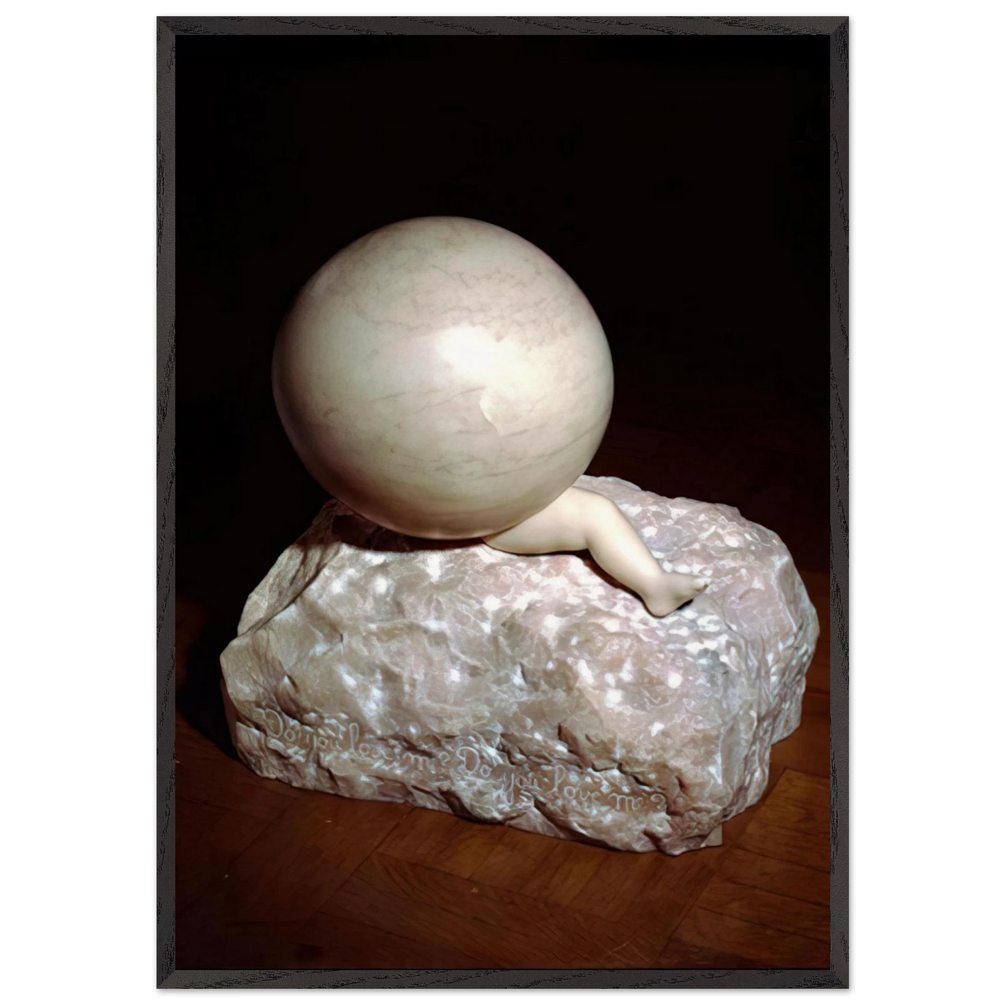 DO YOU LOVE ME - Louise Bourgeois Framed Art Print – Black Wooden Frame - Default Title - -Framed Art Print