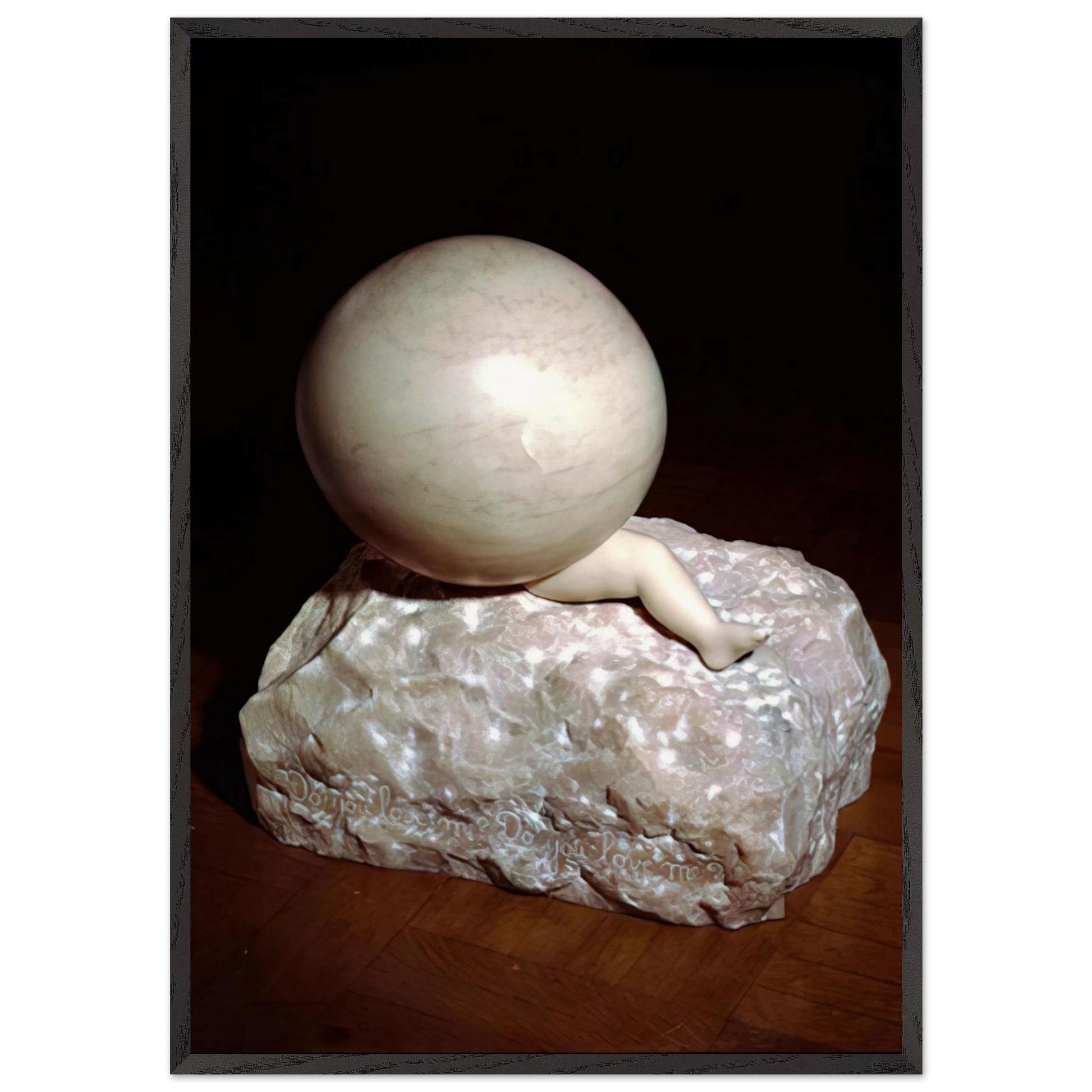 DO YOU LOVE ME - Louise Bourgeois Framed Art Print – Black Wooden Frame - Default Title - -Framed Art Print