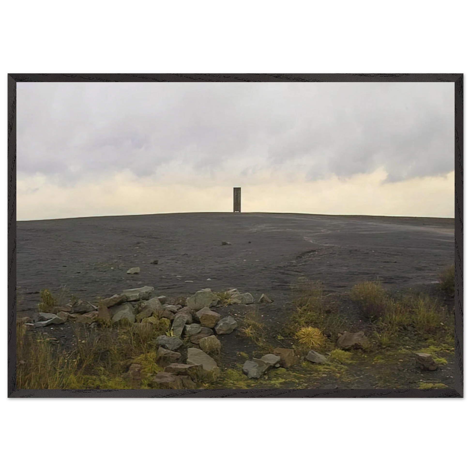 BRAMME FOR THE RUHR DISTRICT 1998 - Richard Serra Framed Art Print – Black Wooden Frame - Default Title - -Framed Art Print
