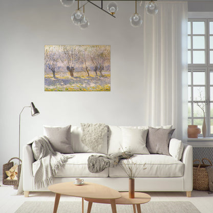 Willows, Giverny - claude monet Brushed Aluminum Print - 70x100 cm / 28x40 inches | claude monet Aluminum Print | claude monet Prints