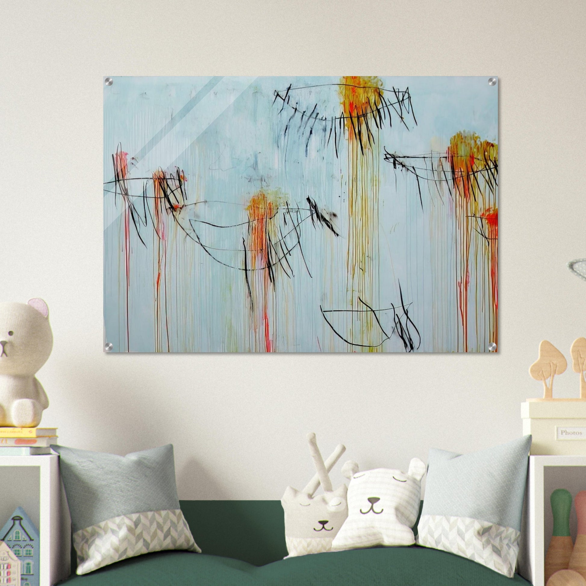 Lepanto, Part II - Cy Twombly Acrylic Print - 70x100 cm / 28x40″ inches | Cy Twombly Wall Art | Cy Twombly Prints