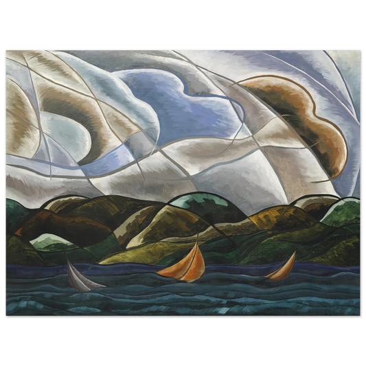 Arthur Dove - Clouds and Water - 1930 Fine Art Poster - Default Title