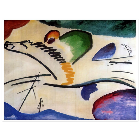 Wassily Kandinsky - LYRICAL LYRICS 1911 Fine Art Poster - Default Title