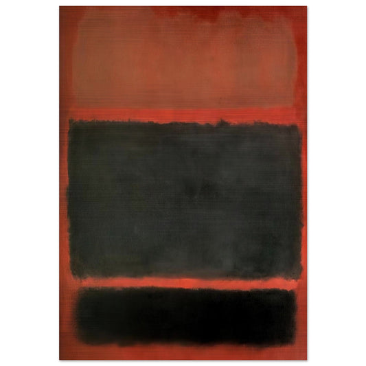 No.20 - 1957 - Mark Rothko Brushed Aluminum Print - 70x100 cm / 28x40 inches | Mark Rothko Aluminum Print | Mark Rothko Prints
