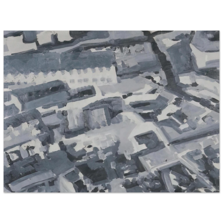 Gerhard Richter - TOWNSCAPE M3 1968  75x100 cm / 30x40inches Fine Art Poster