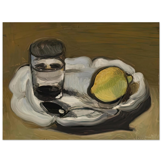 Henri Matisse - STILL LIFE WITH LEMON 1917 Fine Art Poster - Default Title