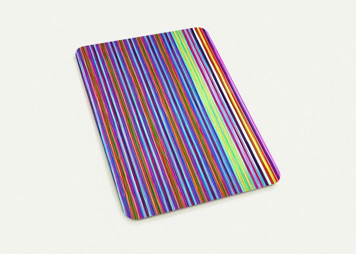 Gothic Jab - 1968 By Gene Davis Pack of 10 Post Cards | Gene Davis Post Cards | A6 (10.5 x 14.8 cm) - 4.1 x 5.8 inches