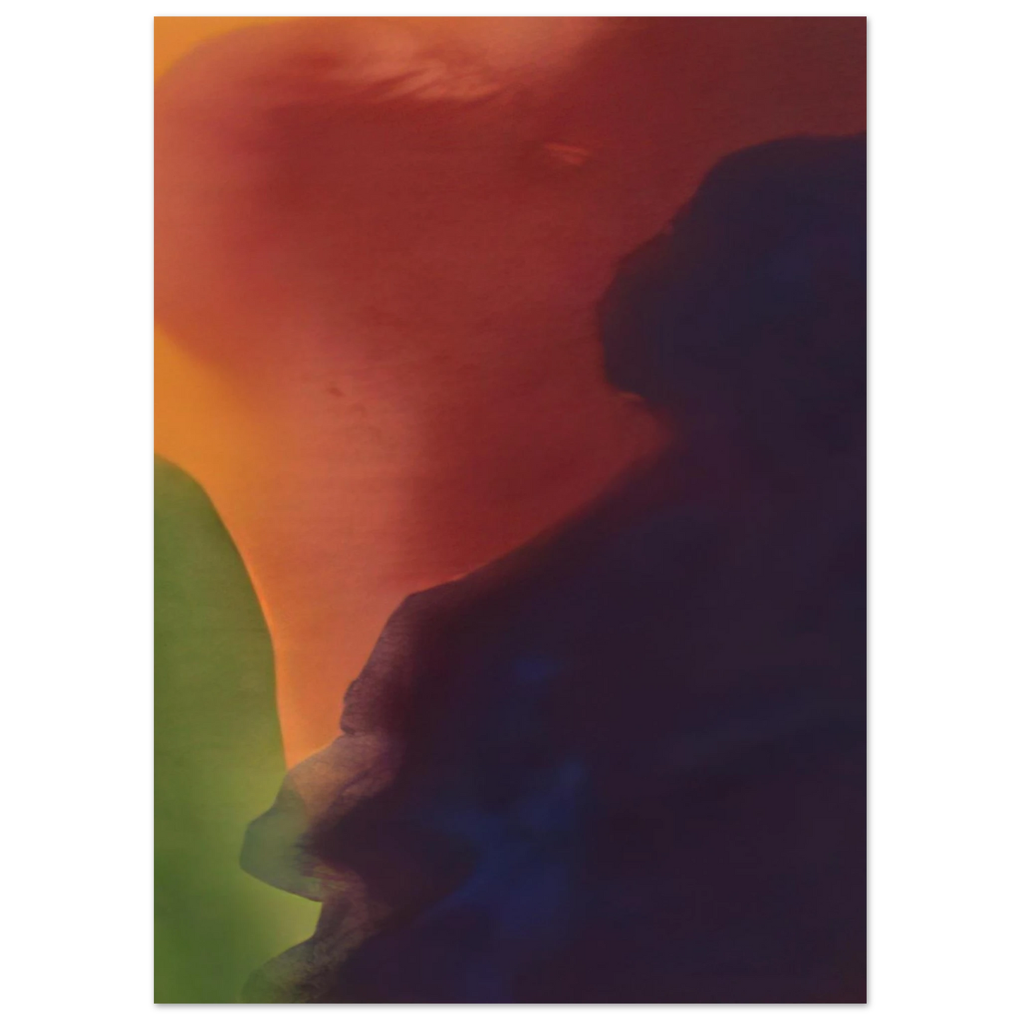 Helen Frankenthaler - Blue Atmosphere III - 1963 Wall art - 60x80 cm / 24x32 inches - Fine Art Poster - -