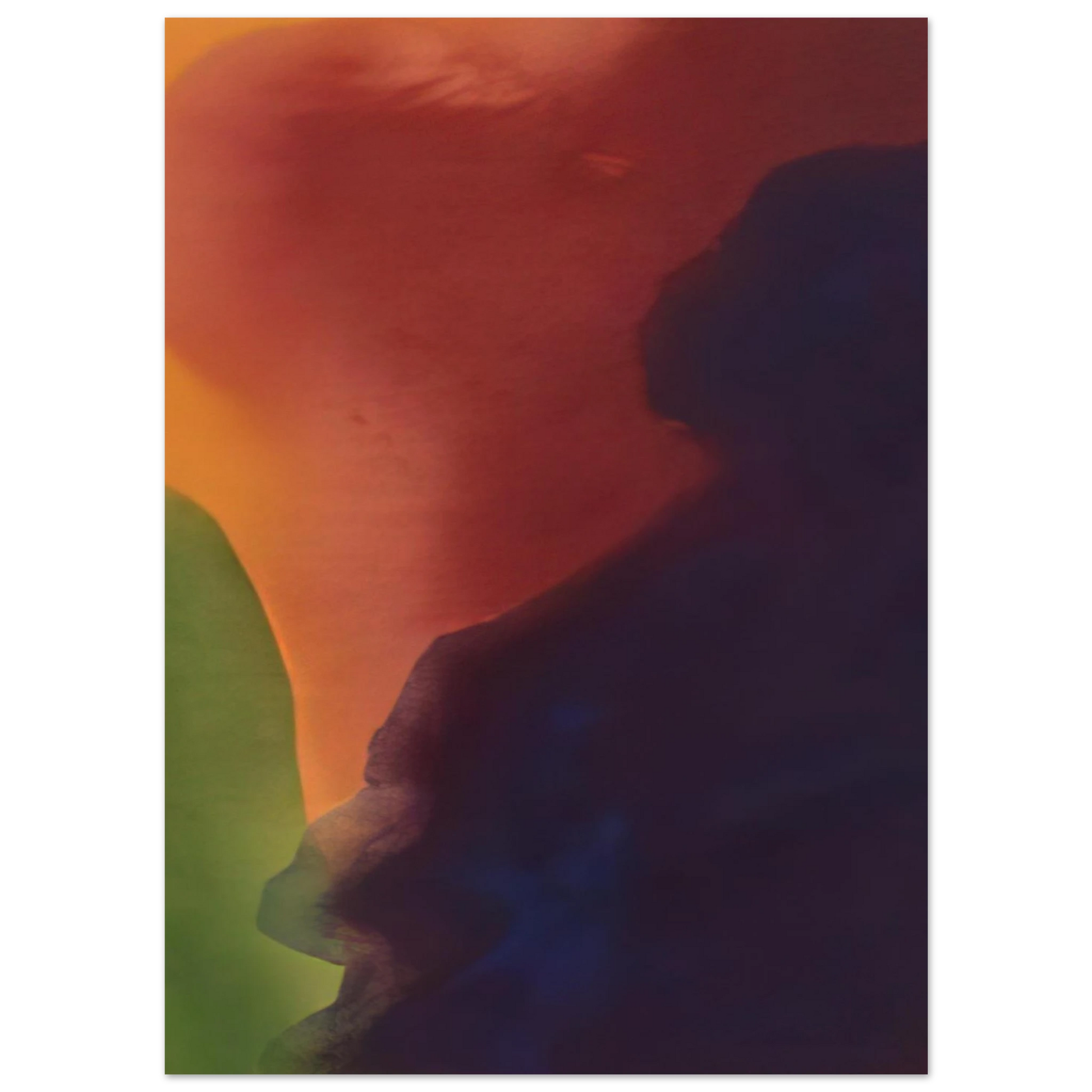 Helen Frankenthaler - Blue Atmosphere III - 1963 Wall art - 60x80 cm / 24x32 inches - Fine Art Poster - -