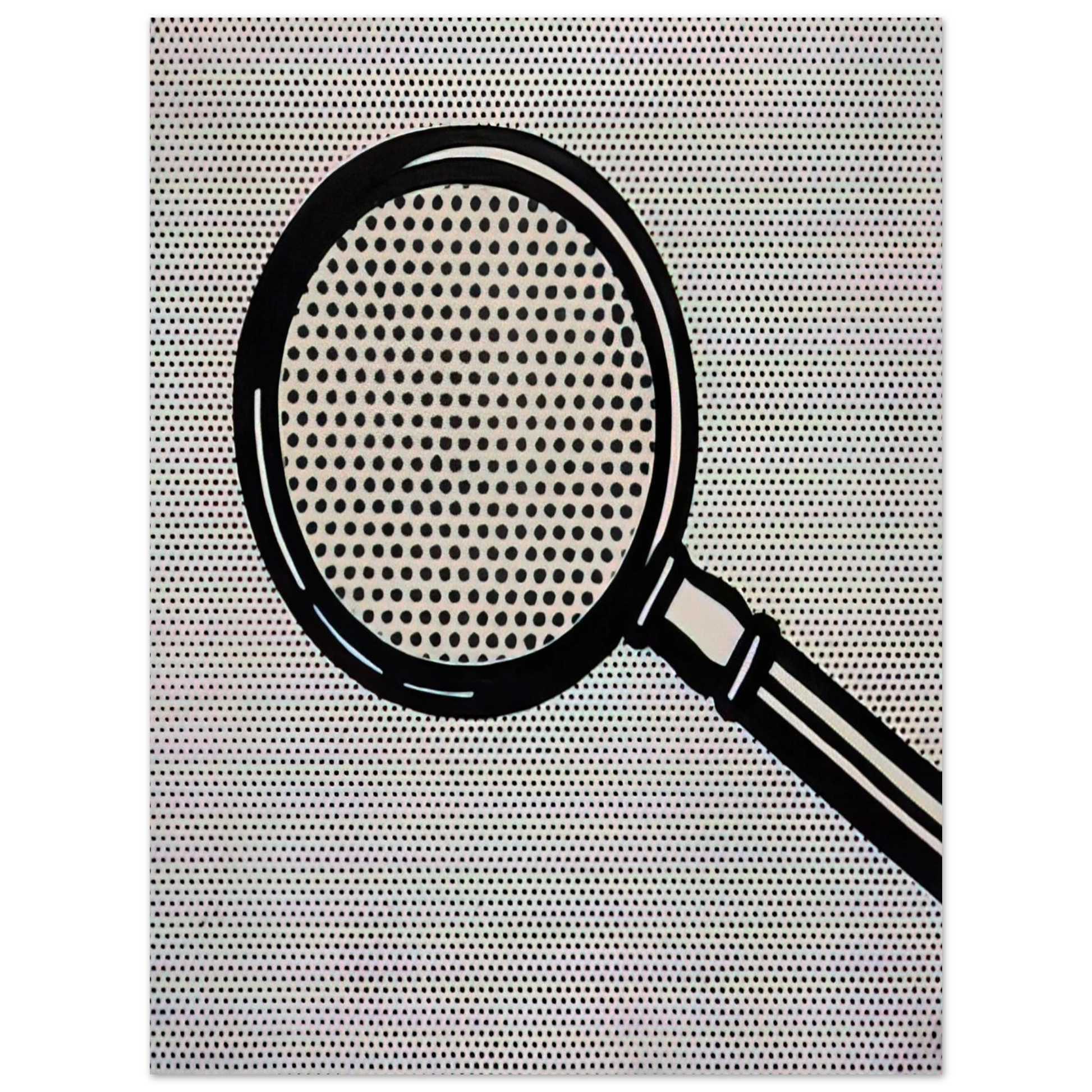 Roy Lichtenstein - MAGNIFYING GLASS 1963 Fine Art Poster - Default Title