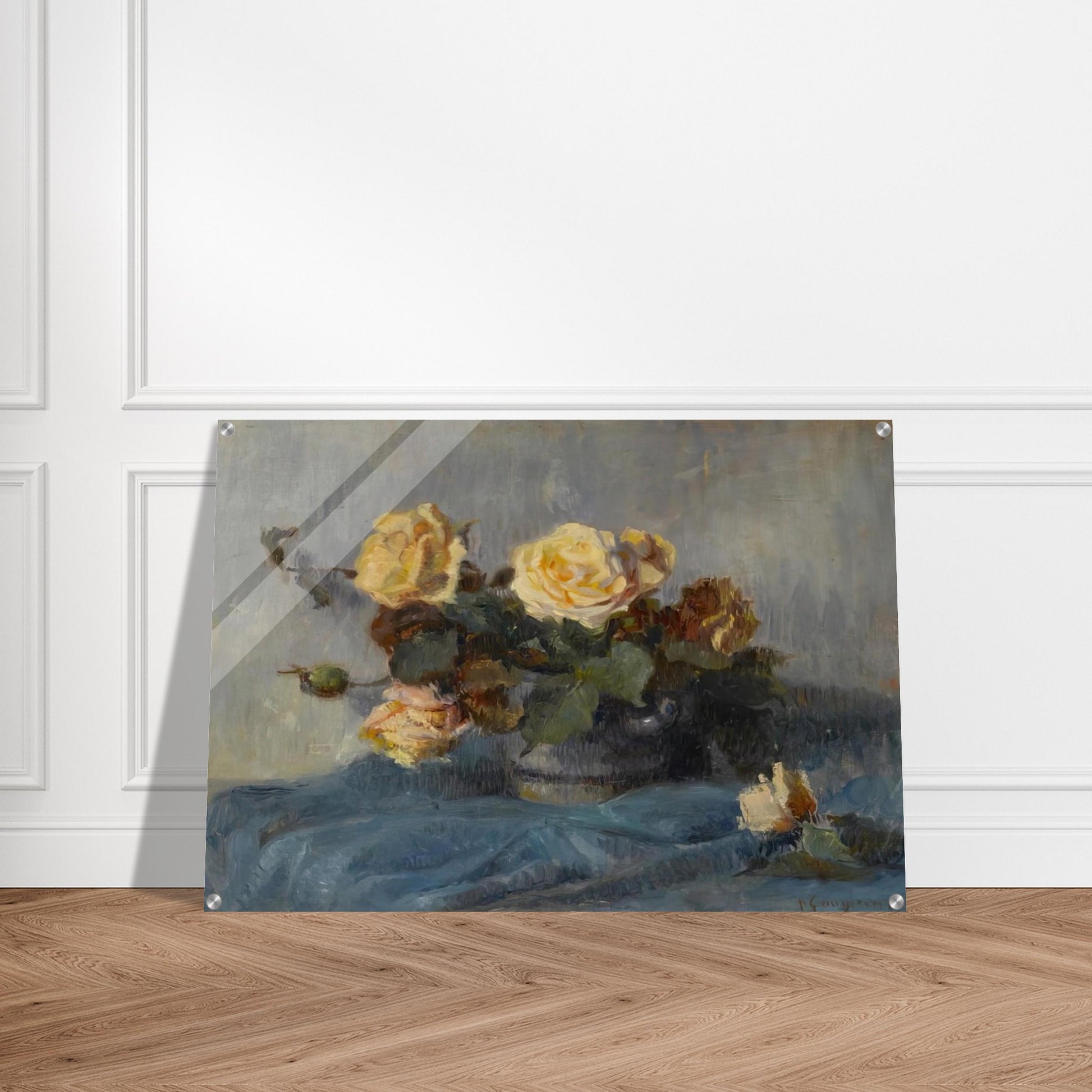Rose Bouquet - Paul Cézanne Acrylic Print - 70x100 cm / 28x40″ inches