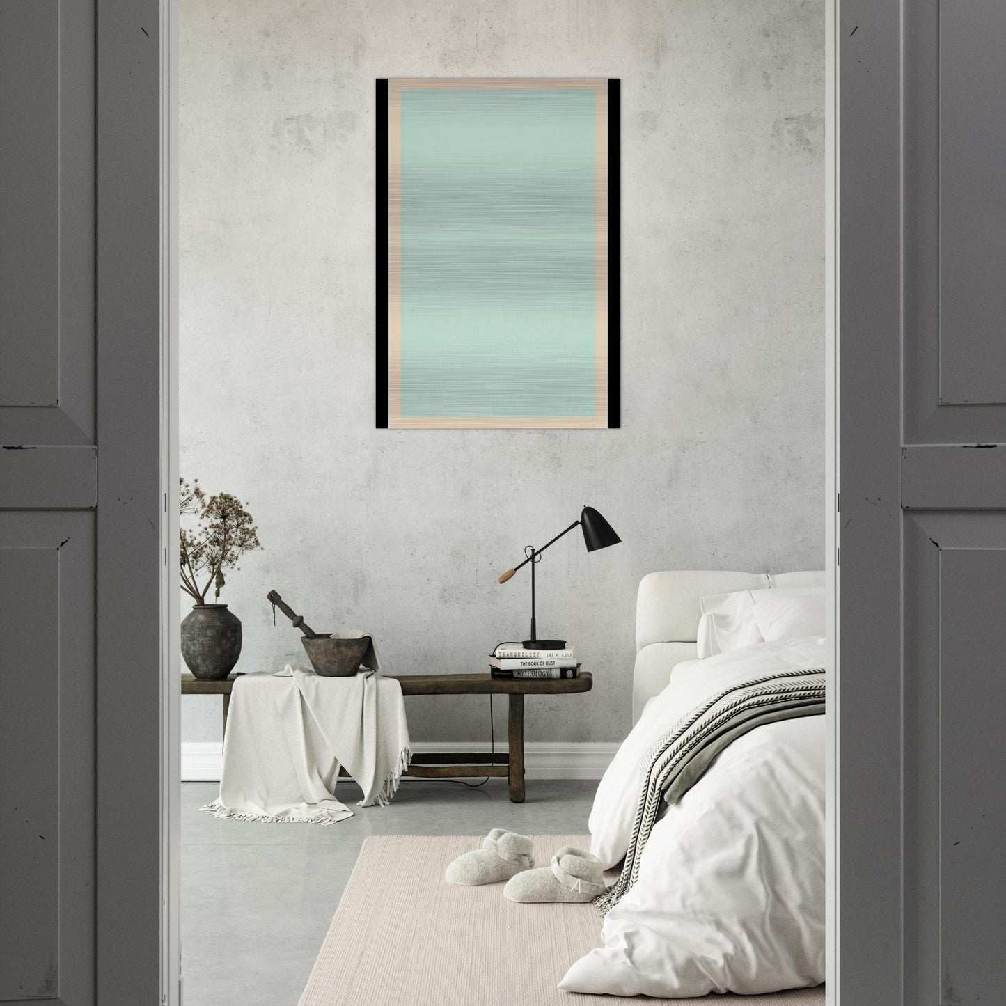 Series Painting 2 - 1966 - Ronnie Landfield Brushed Aluminum Print - 70x100 cm / 28x40 inches | Ronnie Landfield Aluminum Print | Ronnie Landfield Prints