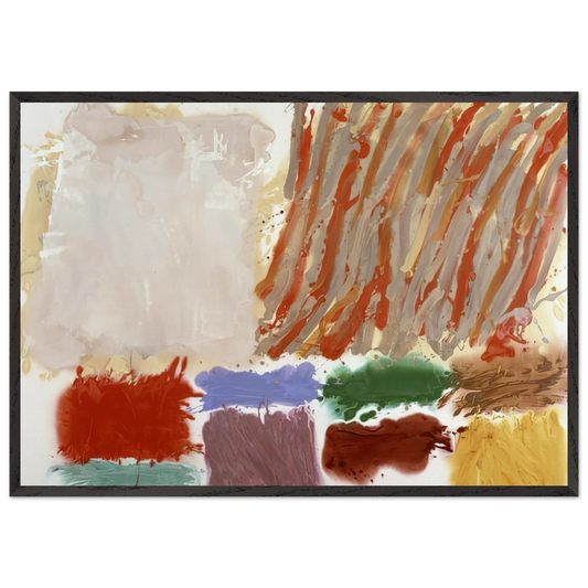 Orlando - 1980 - Albert Irvin Framed Art Print – Black Wooden Frame - Default Title - -Framed Art Print