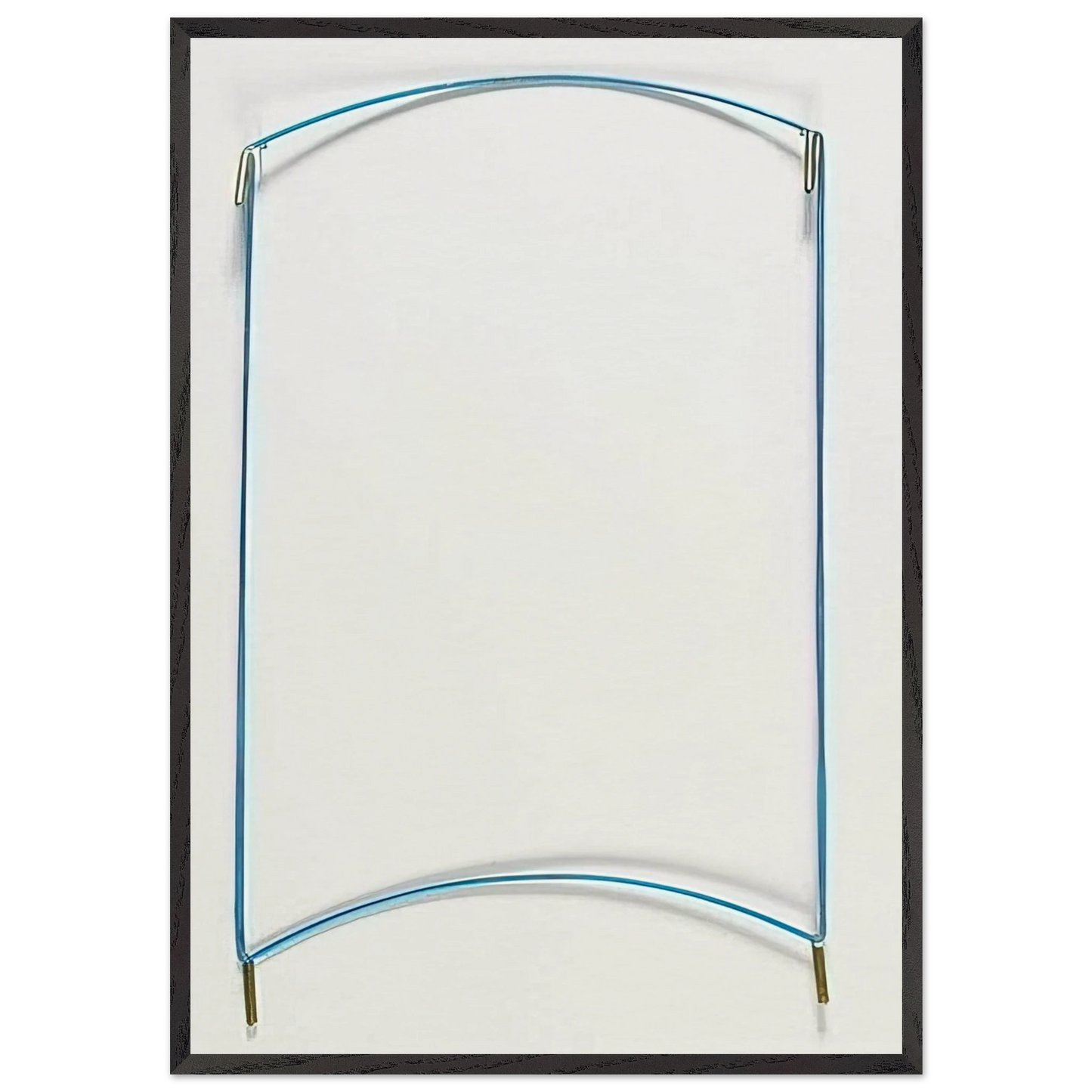 Untitled - 1969 N6 - Fred Sandback Framed Art Print – Black Wooden Frame - Default Title - -Framed Art Print