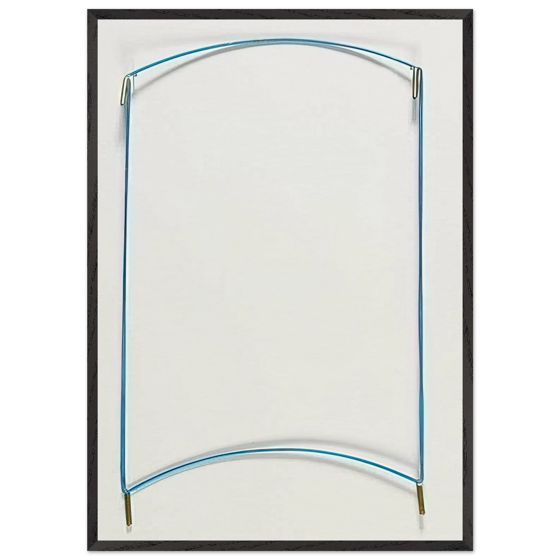 Untitled - 1969 N6 - Fred Sandback Framed Art Print – Black Wooden Frame - Default Title - -Framed Art Print