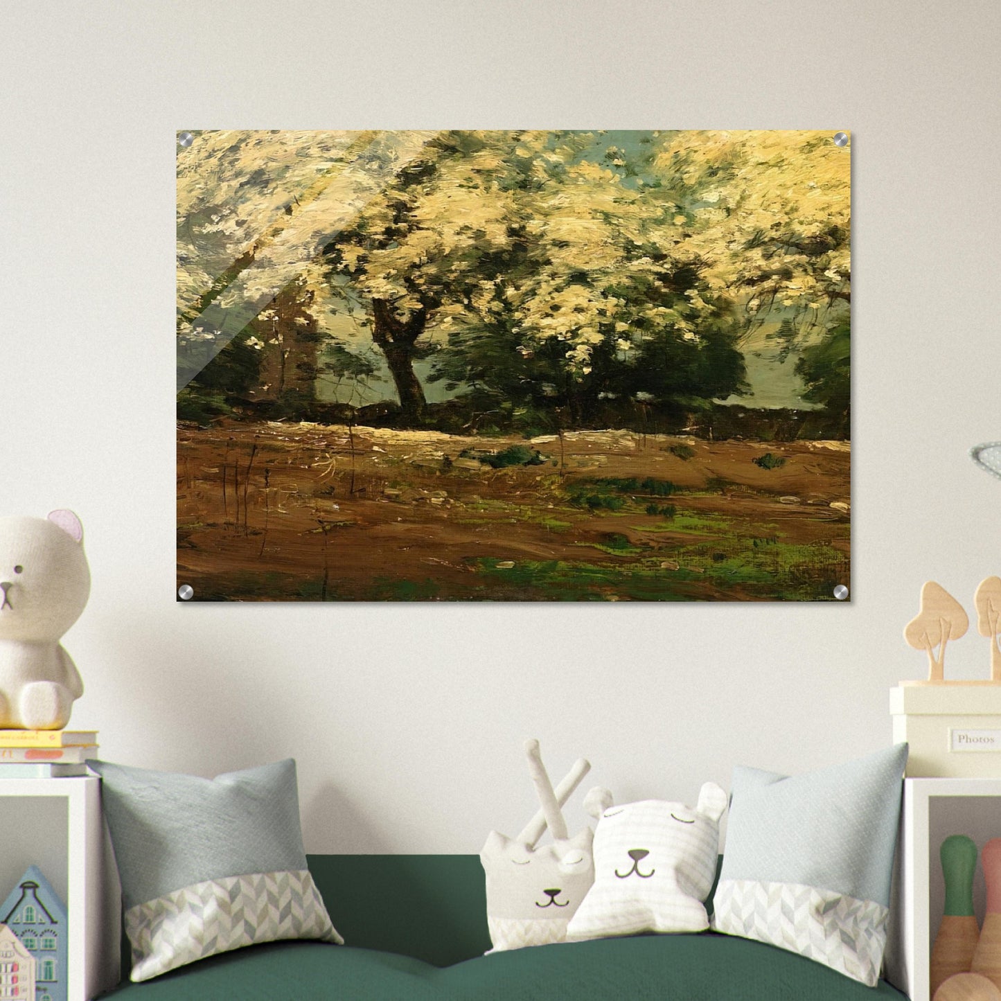Blossoms - Childe Hassam Acrylic Print - 70x100 cm / 28x40″ inches
