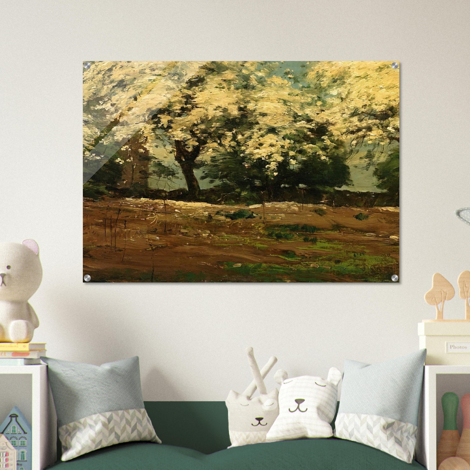 Blossoms - Childe Hassam Acrylic Print - 70x100 cm / 28x40″ inches