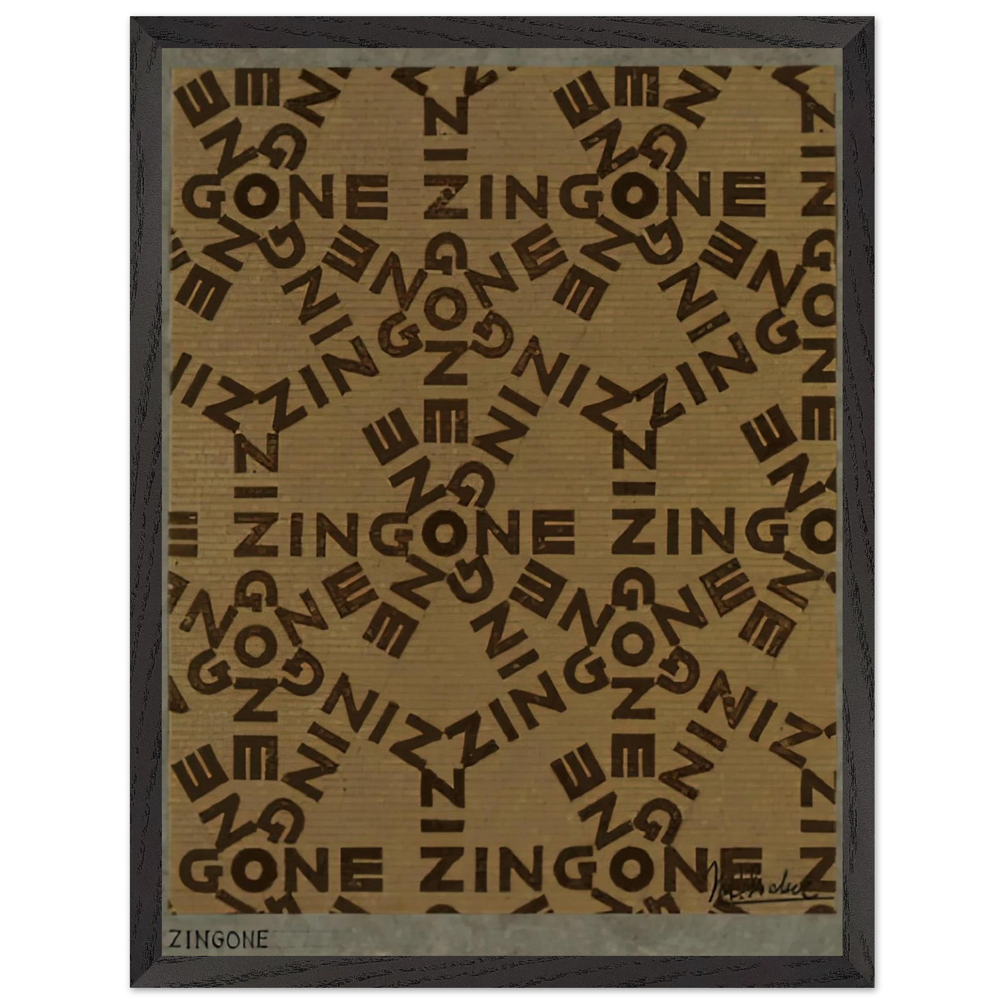 MC Escher - ESCHER (20) Wall Art - 60x80 cm / 24x32 inches - Premium Wooden Framed Poster With Fine Art Paper - Wood frame