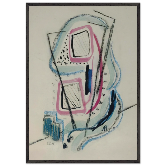 XXV - 1940 - Anne Ryan Framed Art Print – Black Wooden Frame - Default Title - -Framed Art Print