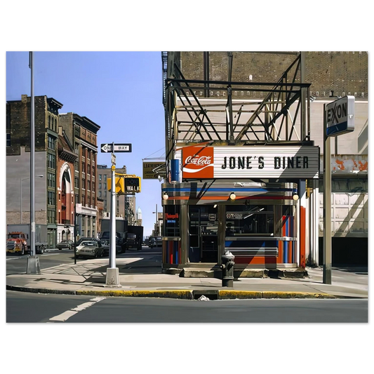 Richard Estes - JONES DINER 1979 Fine Art Poster - Default Title