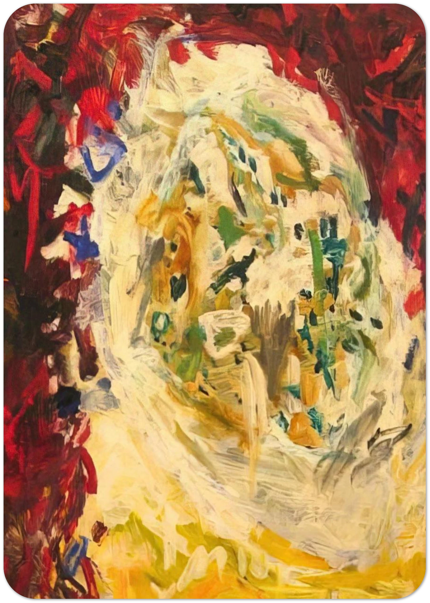 Christmas Tree - 1956 By Gene Davis Pack of 10 Post Cards | Gene Davis Post Cards | A6 (10.5 x 14.8 cm) - 4.1 x 5.8 inches