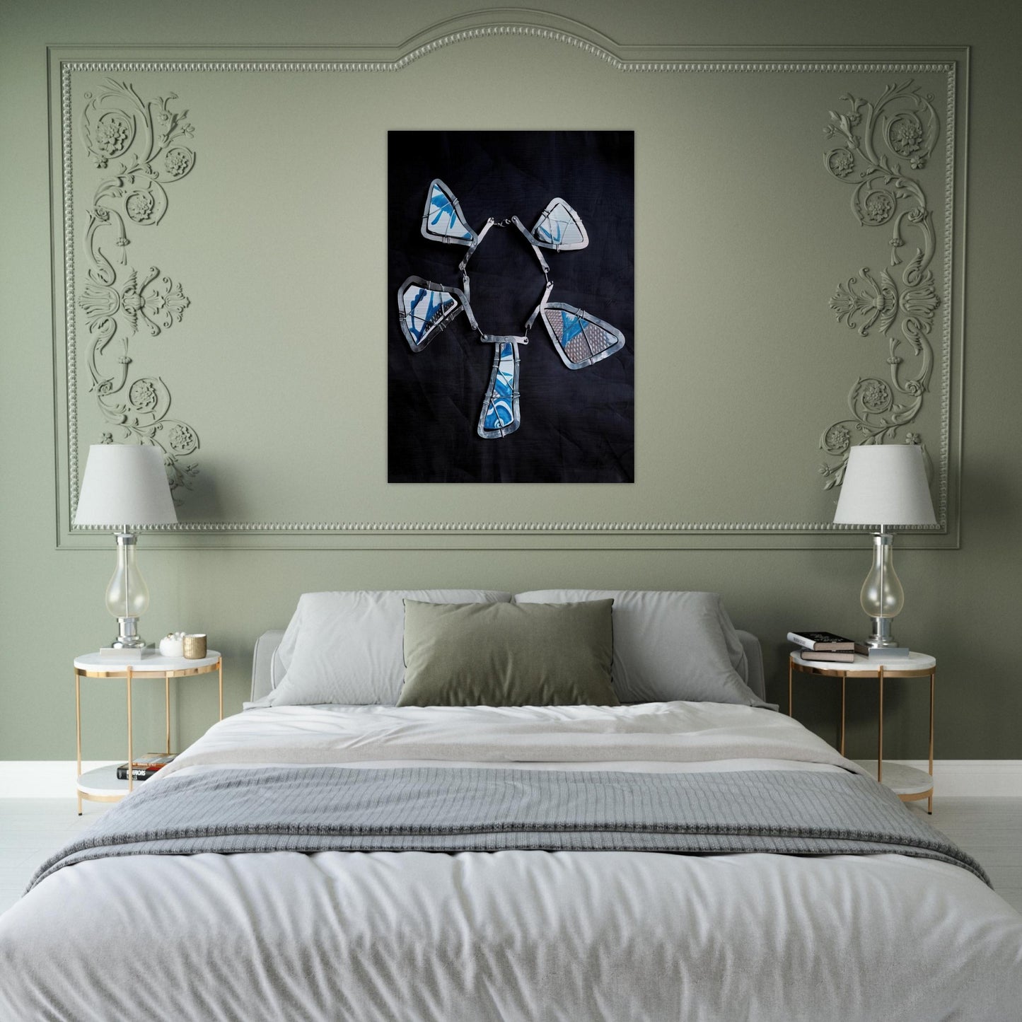 CAGED CROCKERY 1945 - Alexander Calder Brushed Aluminum Print - 70x100 cm / 28x40 inches | Alexander Calder Aluminum Print | Alexander Calder Prints