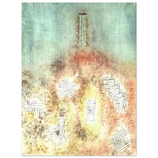 Paul Klee - THE COLUMN 1926 Fine Art Poster - Default Title