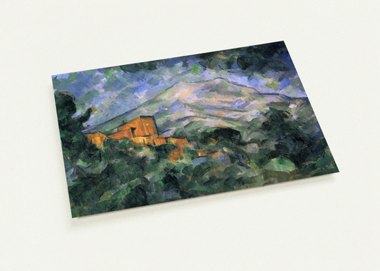Montagne Sainte-Victoire and the Black Chateau By Paul Cézanne Pack of 10 Post Cards | Paul Cézanne Post Cards | A6 (10.5 x 14.8 cm) - 4.1 x 5.8 inches