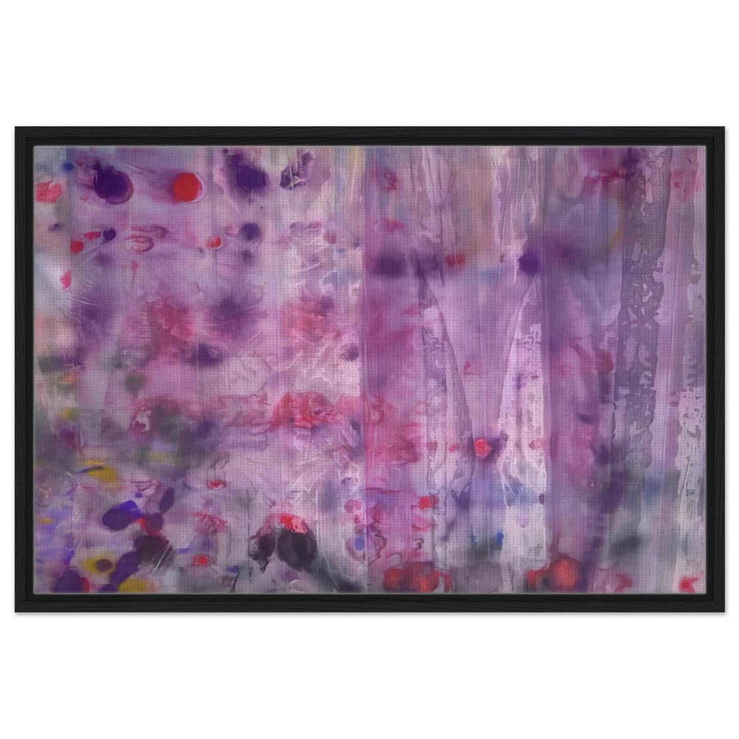 April 4 - Sam Gilliam Framed Canvas Print