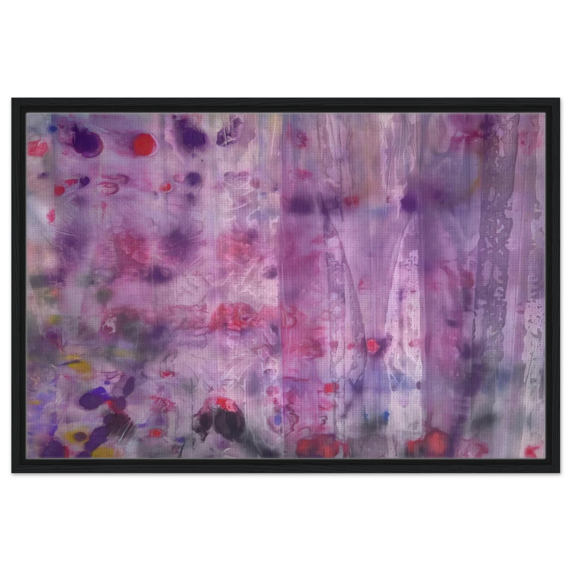 April 4 - Sam Gilliam Framed Canvas Print