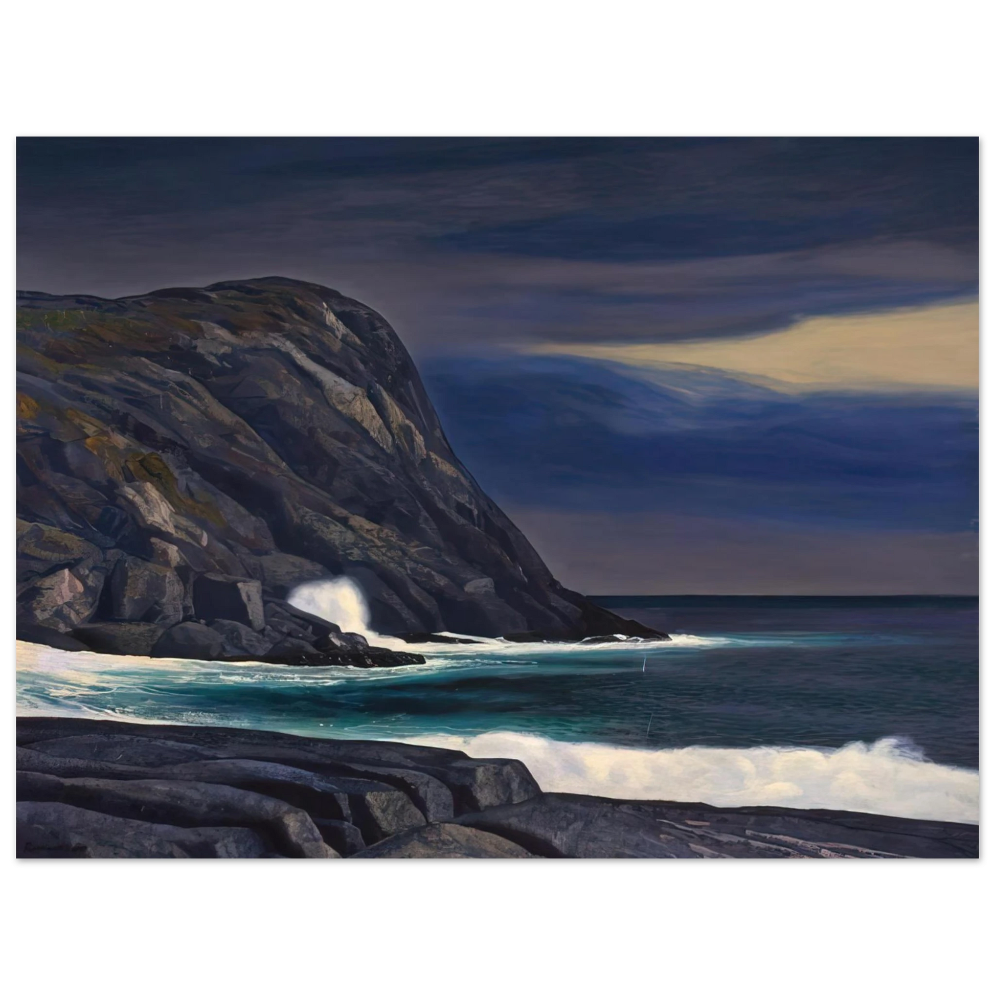 Rockwell Kent - Brewing Storm, Monhegan Fine Art Poster - Default Title