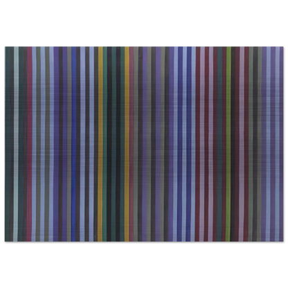 Mohawk - 1970 - Gene Davis Brushed Aluminum Print - 70x100 cm / 28x40 inches | Gene Davis Aluminum Print | Gene Davis Prints