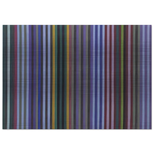 Mohawk - 1970 - Gene Davis Brushed Aluminum Print - 70x100 cm / 28x40 inches | Gene Davis Aluminum Print | Gene Davis Prints
